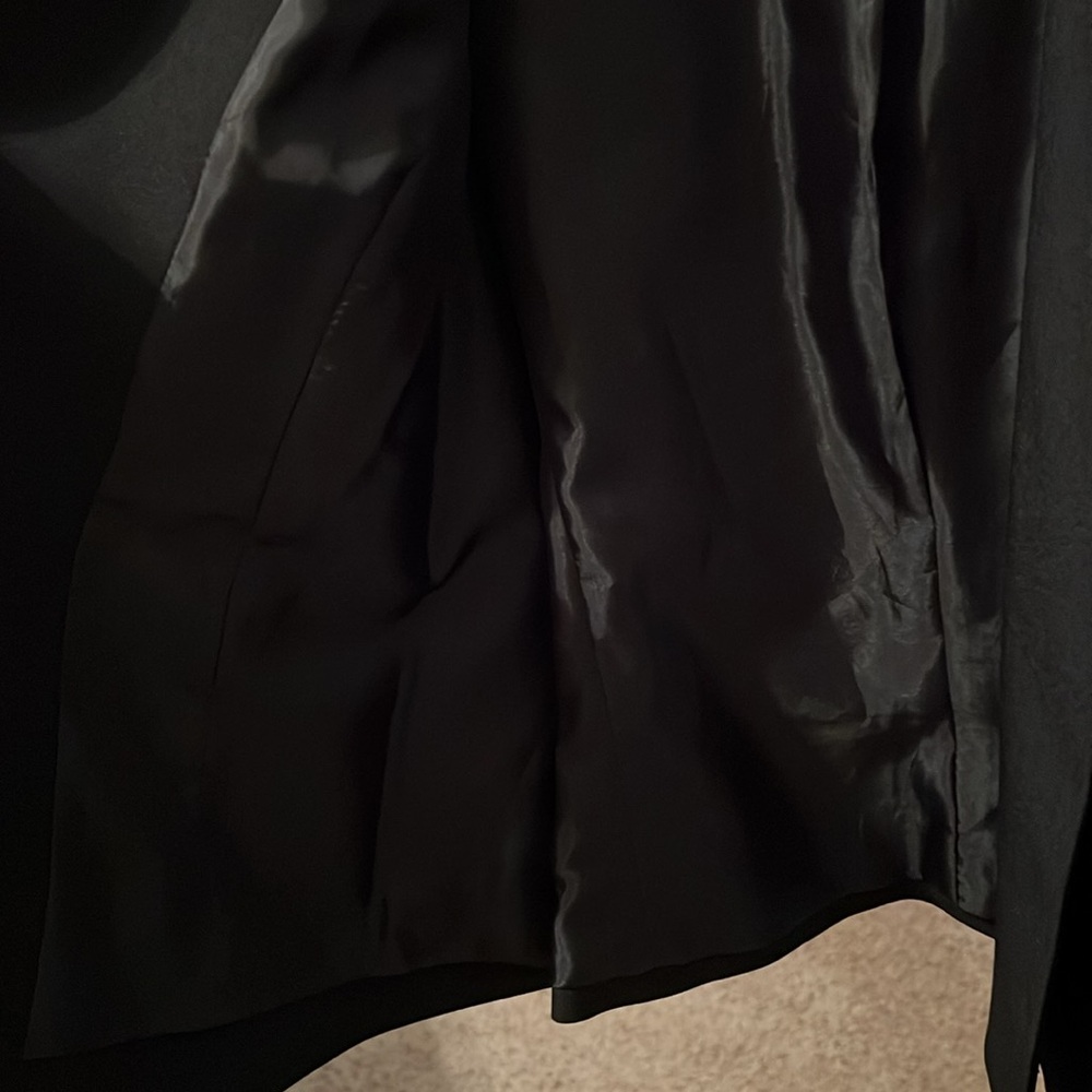 Black Label by Evan Picone Open Front Blazer - Picture 7 of 11
